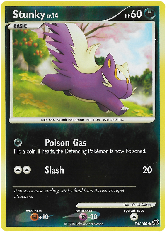 Stunky - 76/100 - Common - Reverse Holo
